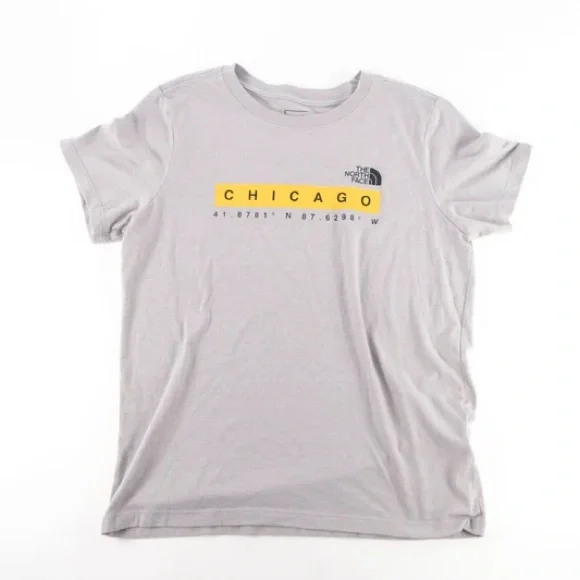 The North Face Light Gray Chicago Tee - Picture 1 of 3